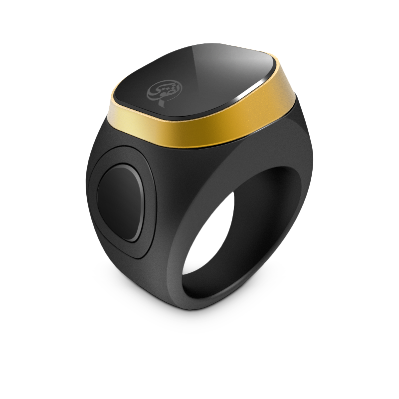 SUKUN Signature প্রিমিয়াম জিকির রিং — Black ও Gold